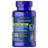 Puritan Pride - Joint Soother Glucosamine Vitamin D3 & Boswellia 60 Caplets - Wellness Shoppee