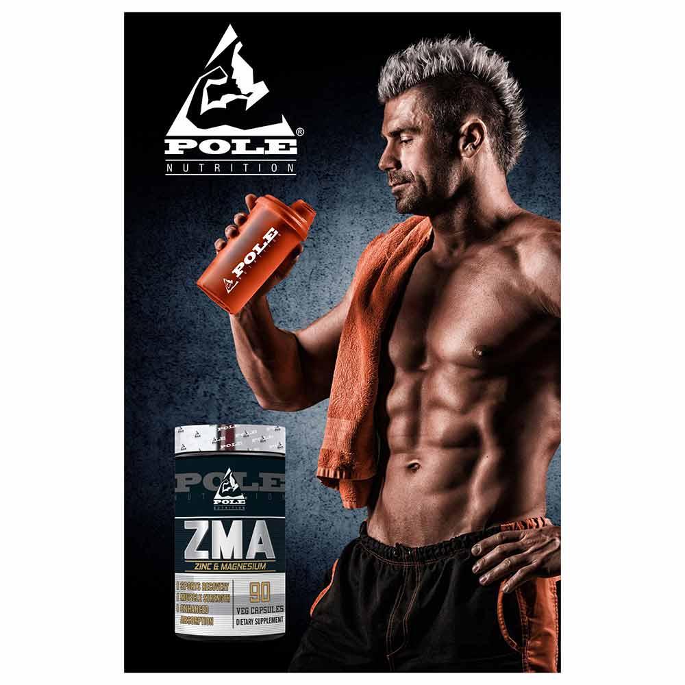 Pole Nutrition ZMA, 90 capsules - Wellness Shoppee