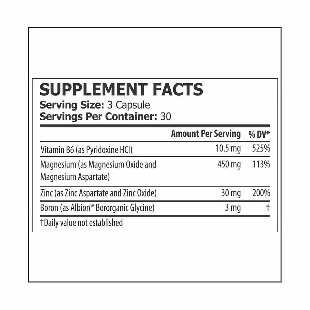 Pole Nutrition ZMA, 90 capsules - Wellness Shoppee