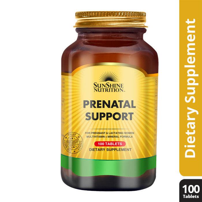 Sunshine Nutrition Prenatal Support Tablet 100's - Wellness Shoppee