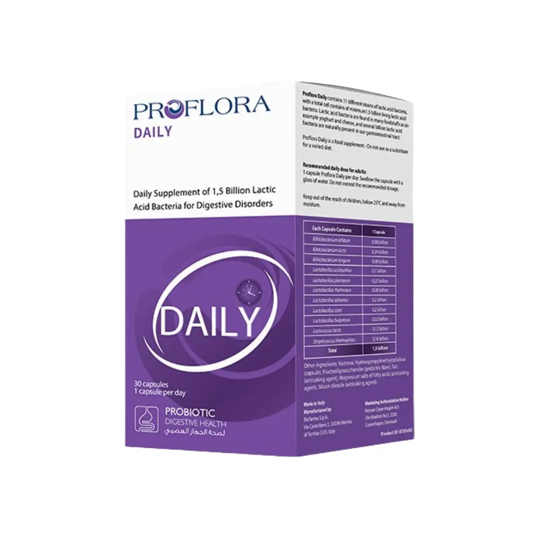 Proflora Daily Probiotic, 30 Capsules