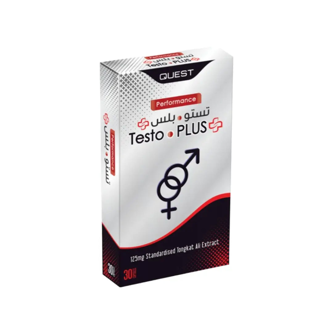 Quest Testo Plus 125mg, 30 Capsules