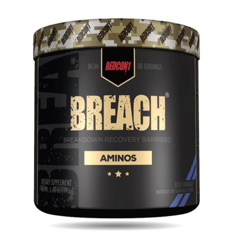 Redcon1 Breach Aminos Blue Lemonade 30 Servings - Wellness Shoppee