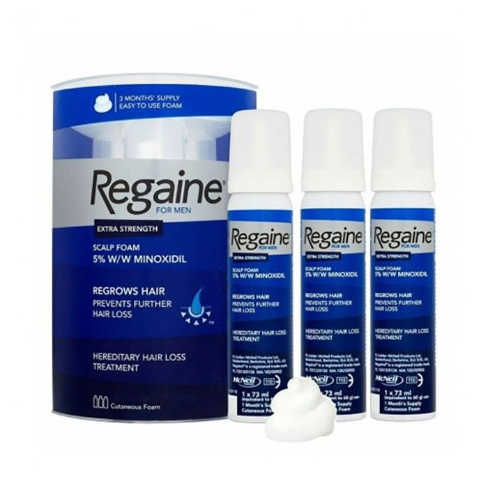 Regaine For Men Foam 5% Triple Pack 60 ml x 3
