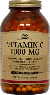 Solgar Vitamin C 1000mg 250 Vegetable Capsules - Wellness Shoppee