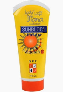 Lady Diana Sunblock Cream With Vitamin E SPF 40 170ml