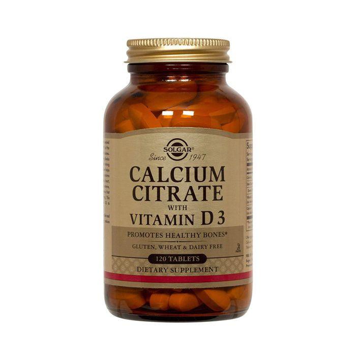 Solgar Calcium Citrate With Vitamin D3 120 Tablet - Wellness Shoppee