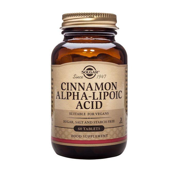 Solgar Cinnamon Alpha Lipoic Acid Tab 60's New - Wellness Shoppee