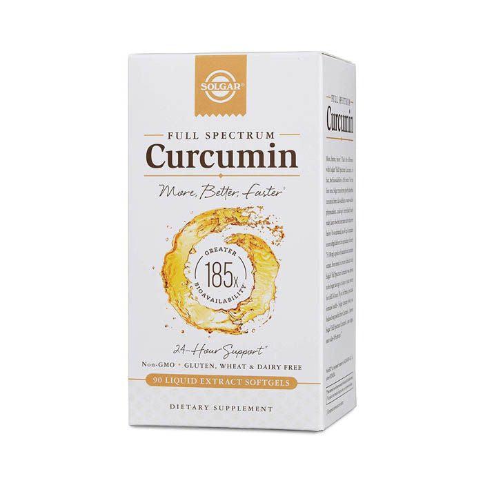 Solgar Full Spectrum Curcumin Liquid Extract 90 Softgels - Wellness Shoppee