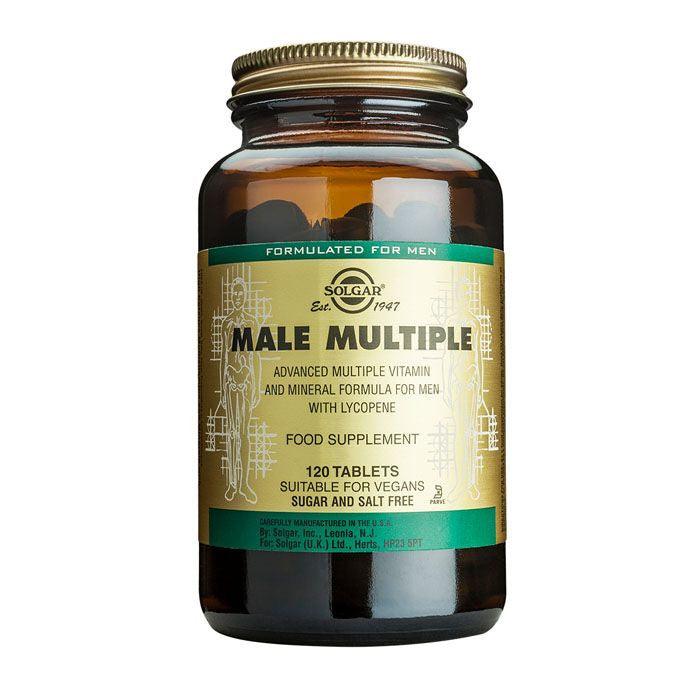 Solgar Male Multiple Tablets 120's - Wellness Shoppee