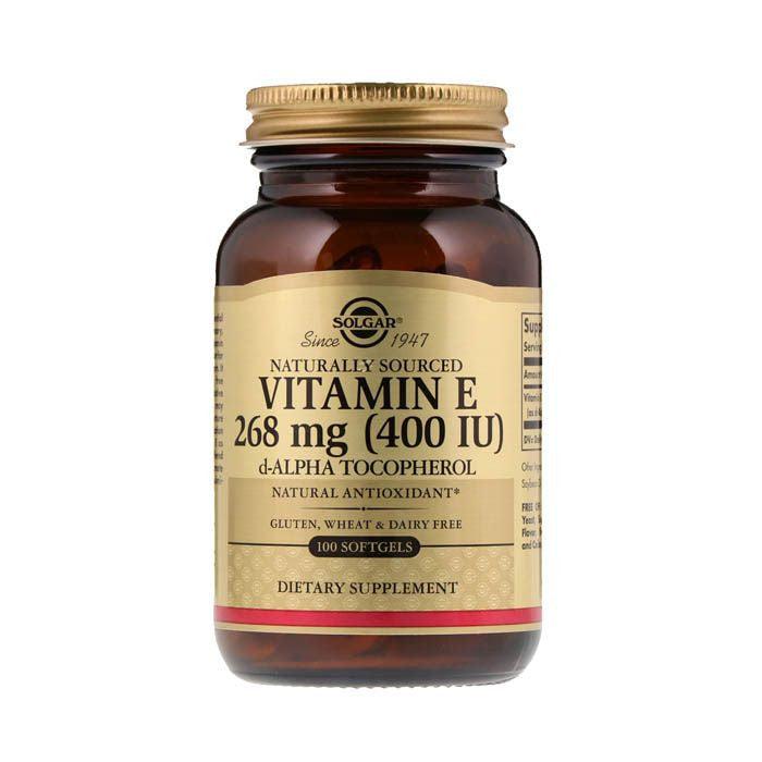 Solgar Vitamin E 400iu Softgels 100's - Wellness Shoppee