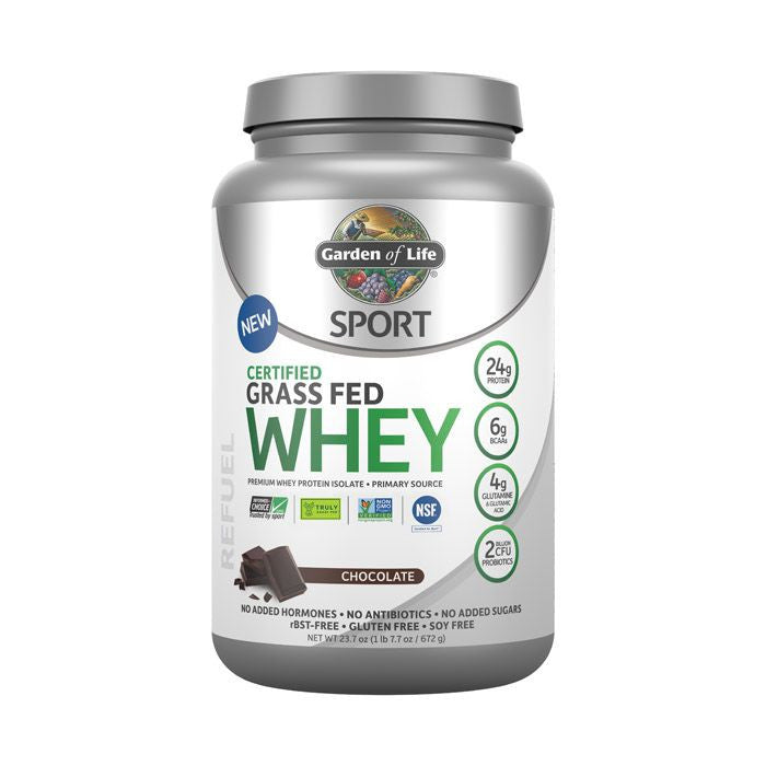 Garden of Life SPORT Certified Grass Fed Whey Protein Chocolate 672g