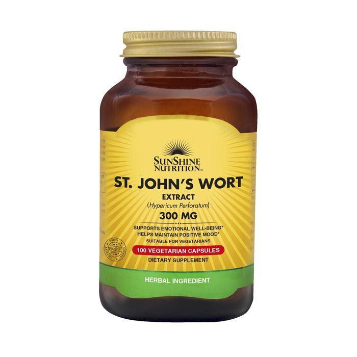 Sunshine Nutrition St John's Wort 300 mg Tablet 100's - Wellness Shoppee