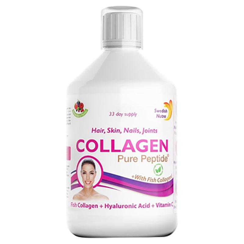 Swedish Nutra Collagen 5000mg Fish Pure Peptide - 500ml - Wellness Shoppee