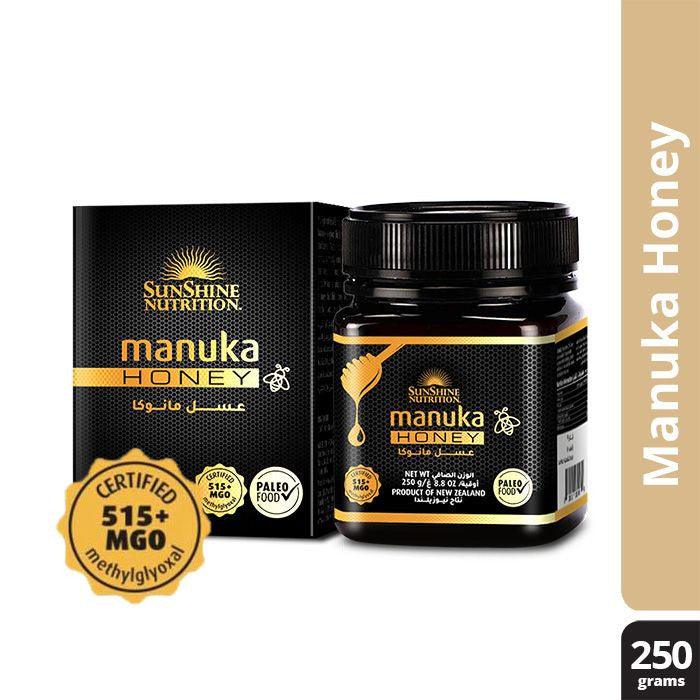 Sunshine Nutrition Manuka Honey 515+ Mgo 250 g - Wellness Shoppee
