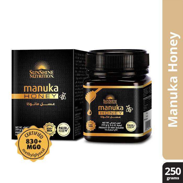 Sunshine Nutrition Manuka Honey 830+ Mgo 250 g - Wellness Shoppee