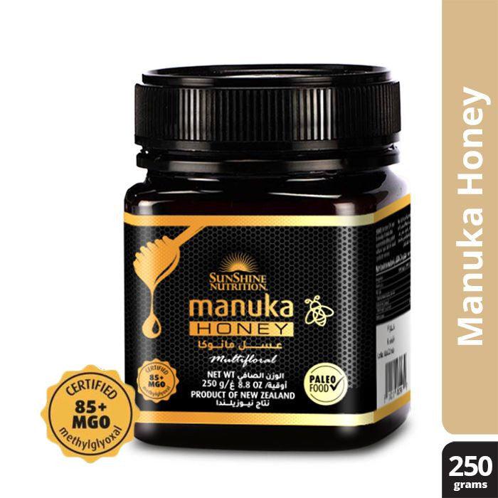 Sunshine Nutrition Manuka Honey 85+ Mgo 250 g - Wellness Shoppee