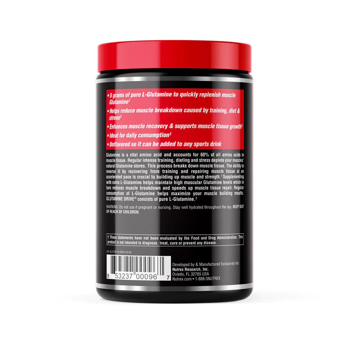 Nutrex Glutamine Drive 300g Powder - Wellness Shoppee