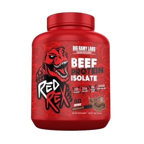 Big Ramy Labs Red Rex Beef Protein Isolate, Chocolate, 4 LB - Wellness Shoppee