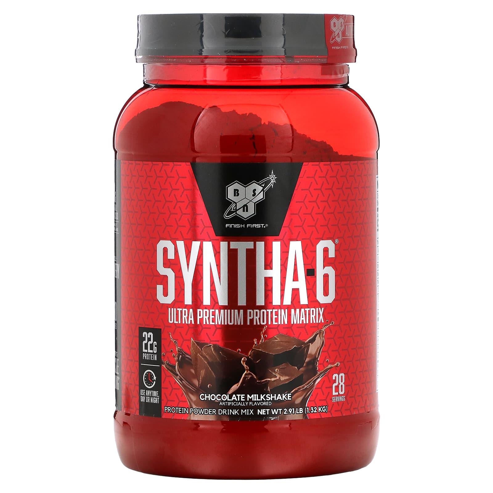 BSN Syntha-6 Whey Protein, Cookies and Cream, 2.91 Lb - Wellness Shoppee