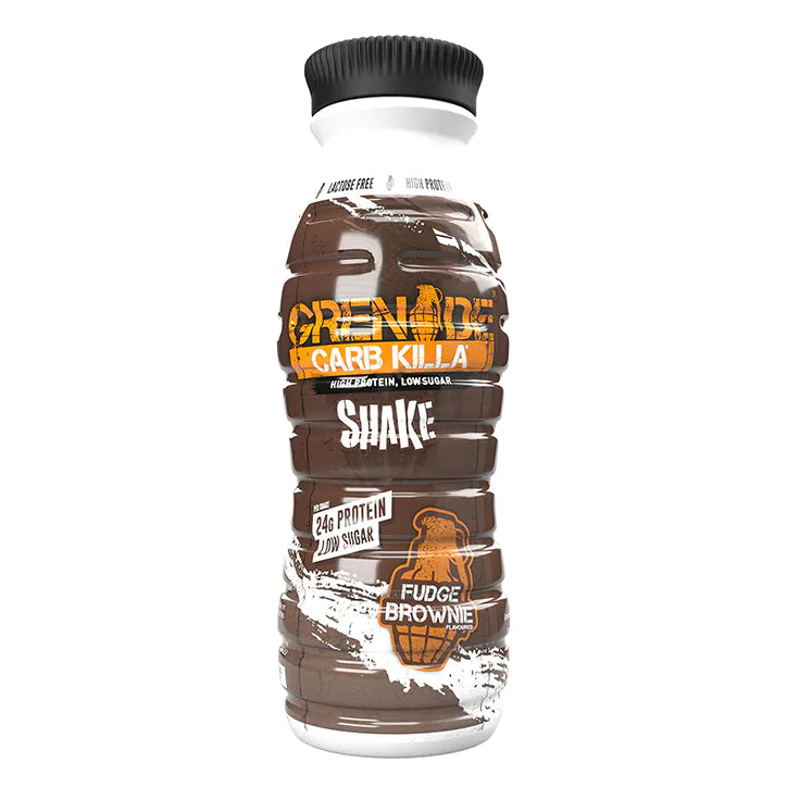 Grenade Carb Killa Shake Protein Drink Fudge Brownie 330ml - Wellness Shoppee