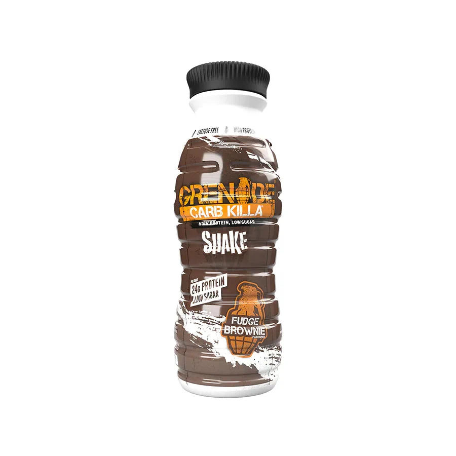 Grenade Carb Killa Shake Protein Drink Fudge Brownie 330ml - Wellness Shoppee