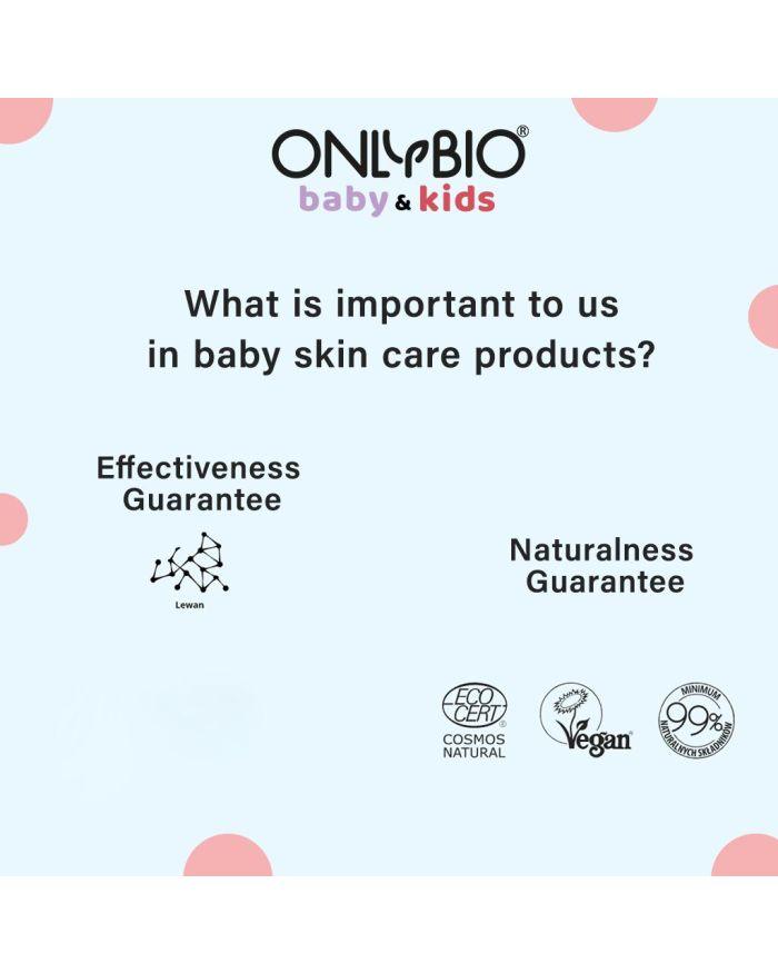 OnlyBio Baby Hypoallergenic Perfume Free Body Wash Foam For Newborn's Sensitive Skin Prone To Allergy 300ml - Wellness Shoppee