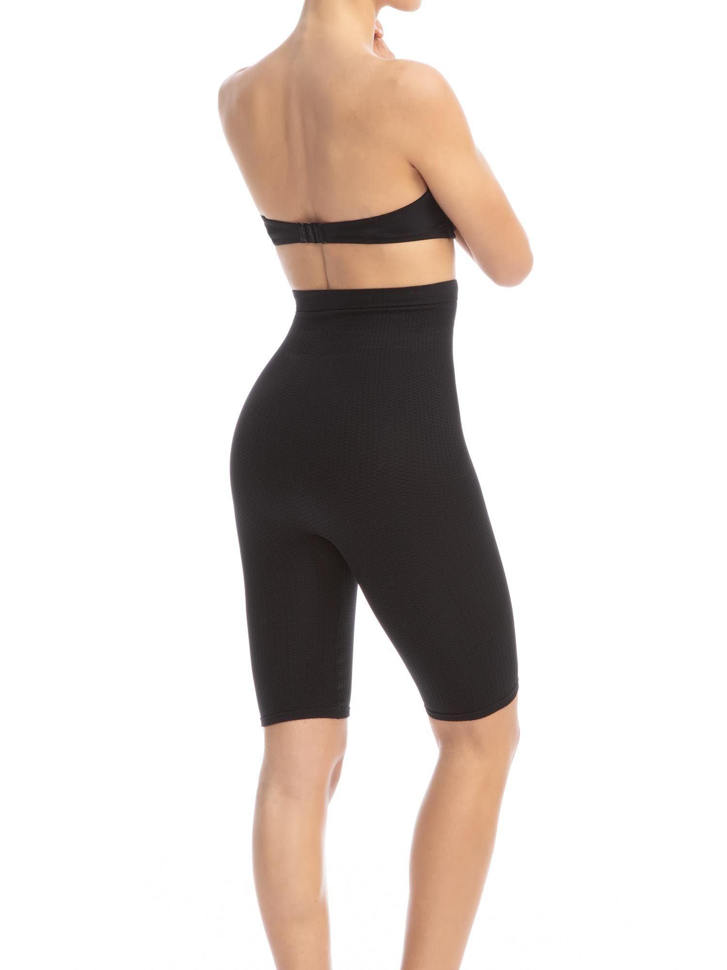Women's high-waisted anti-cellulite micromassage shorts - Wellness Shoppee
