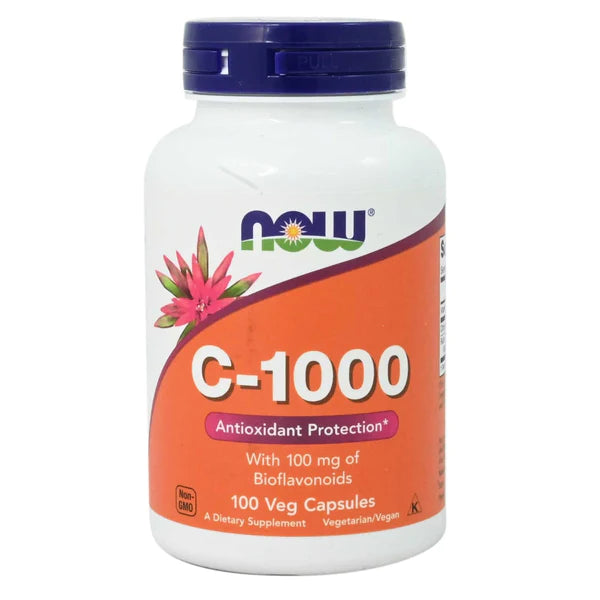 Now C-1000 Vegetable Capsules 100 Per Pack - Wellness Shoppee