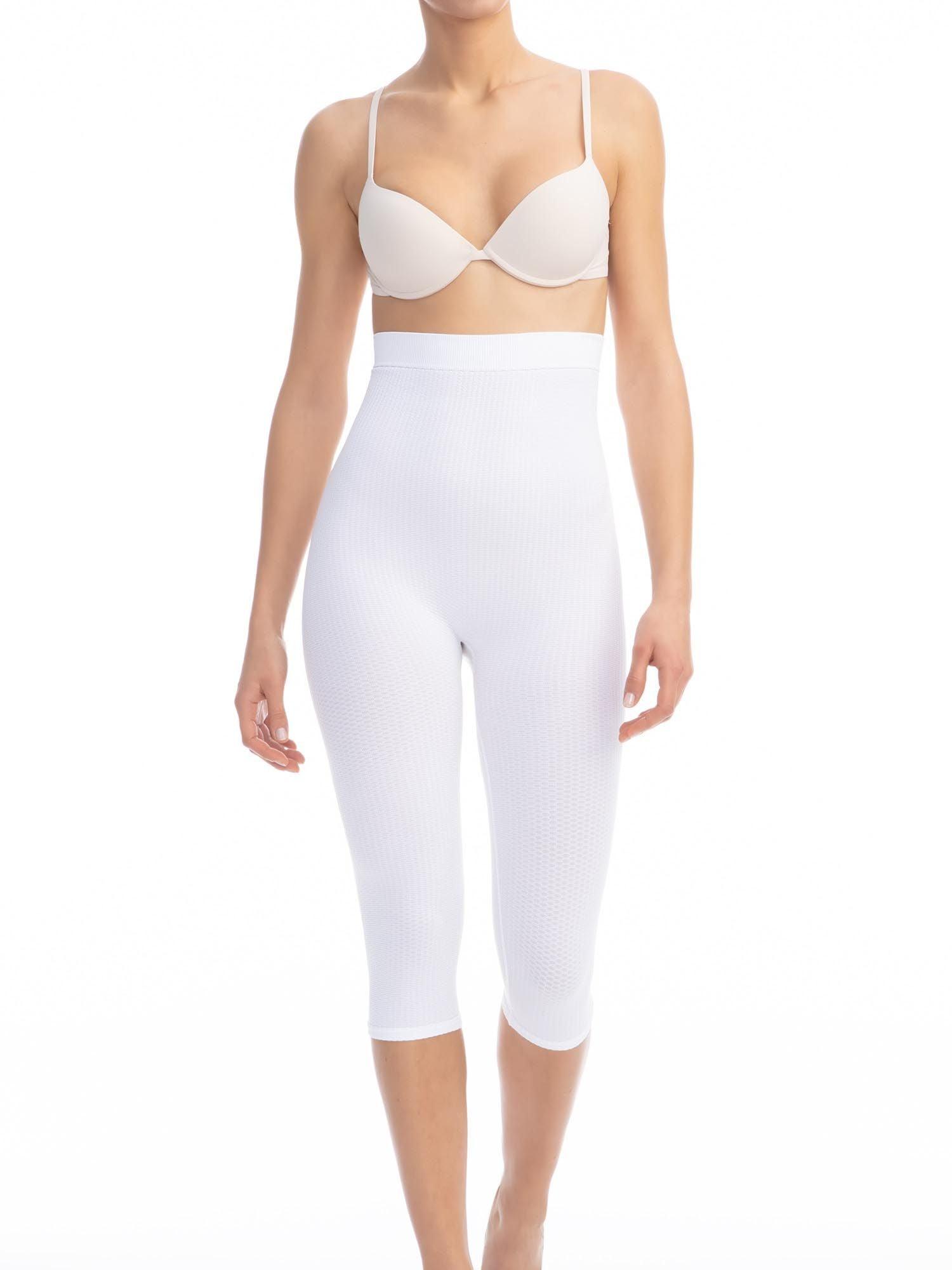Women's high-waisted anti-cellulite micromassage capri leggings - Wellness Shoppee