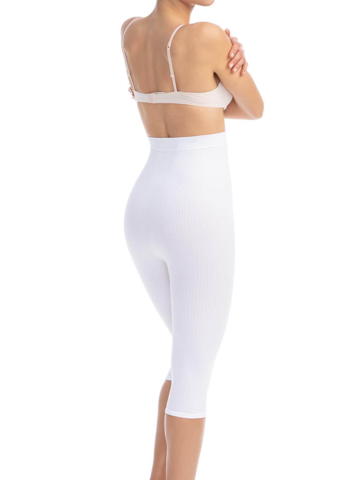 Women's high-waisted anti-cellulite micromassage capri leggings - Wellness Shoppee