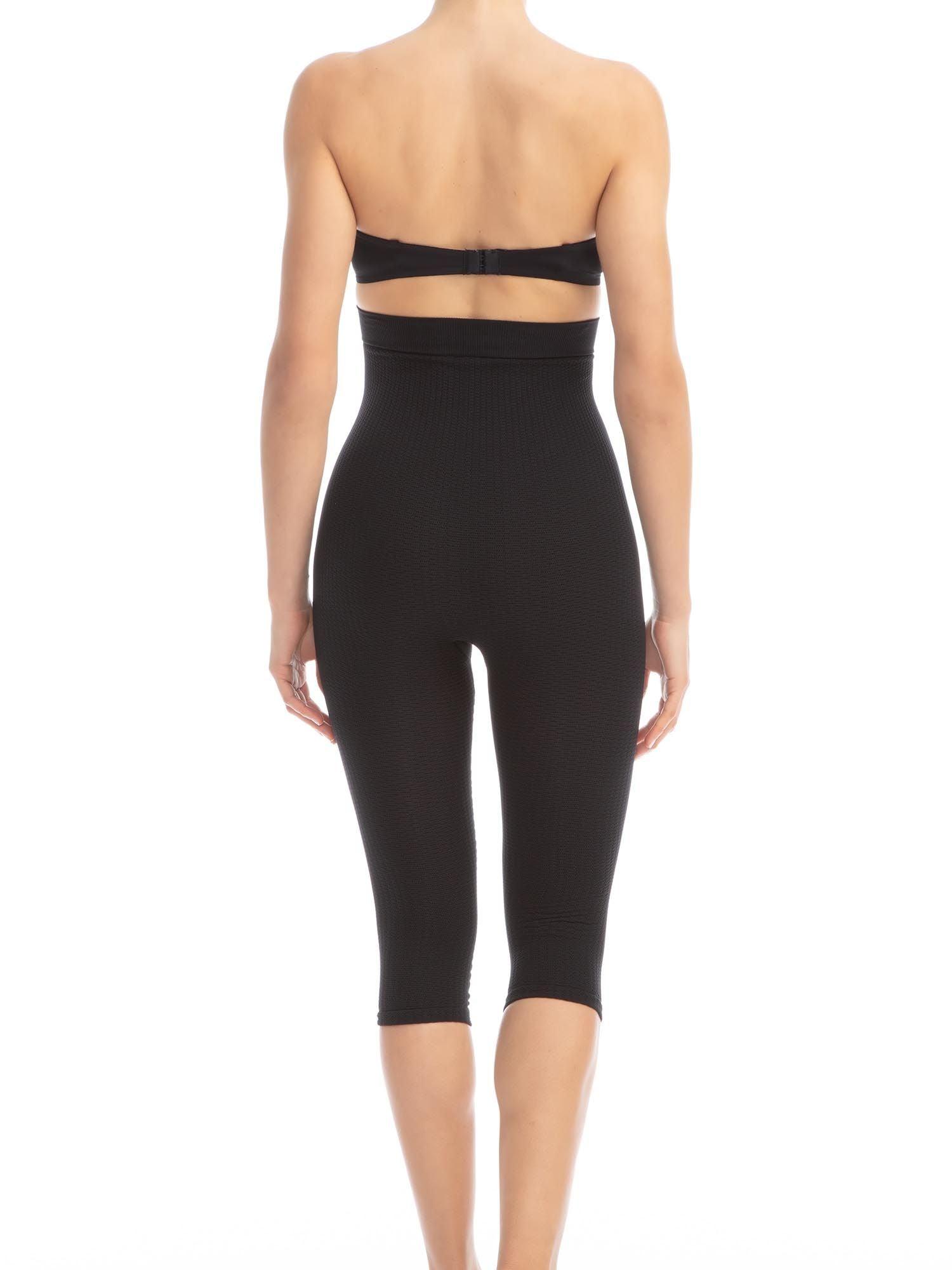 Women's high-waisted anti-cellulite micromassage capri leggings - Wellness Shoppee