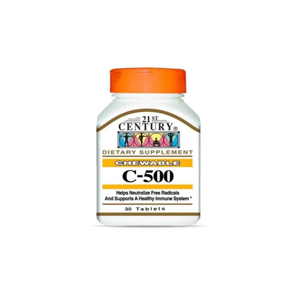 21st Century C 500mg Chewable Tablets 30s - Wellness Shoppee