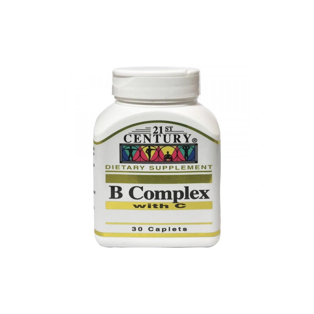 21st Century B Complex with Vitamin C 30 Tablets - Wellness Shoppee