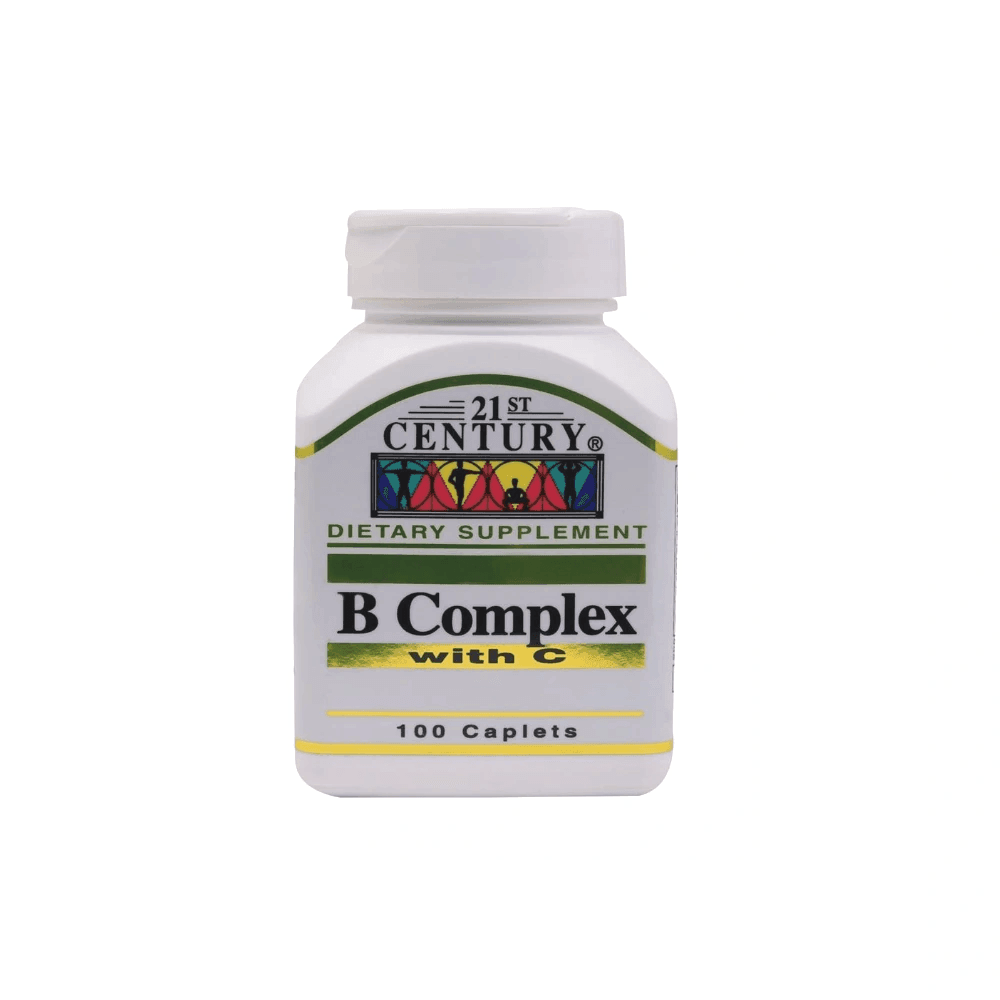 21st Century B Complex with Vitamin C Caplets 100s - Wellness Shoppee