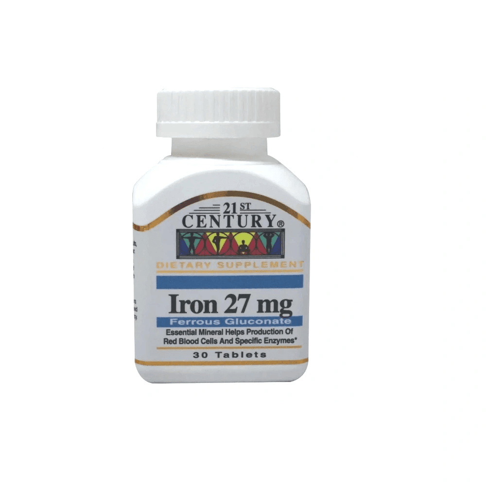 21st Century Iron 27mg Tablets 30s - Wellness Shoppee