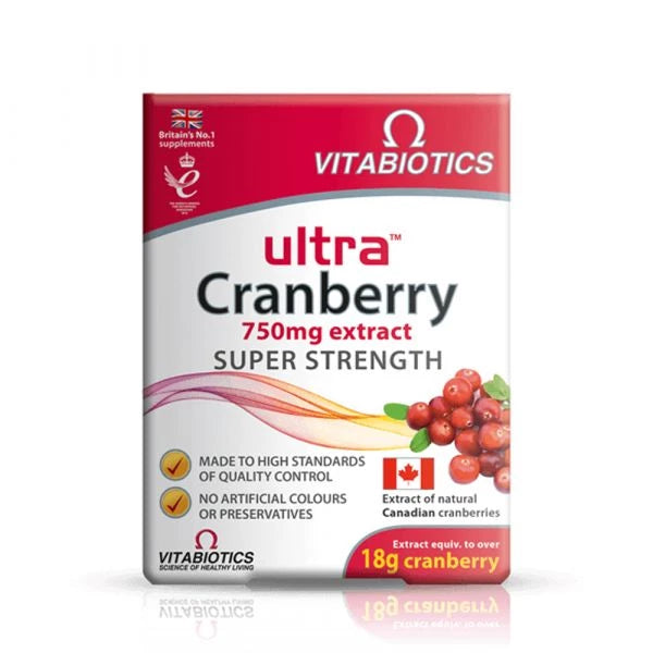 VITABIOTICS ULTRA CRANBERRY TAB 30S - Wellness Shoppee