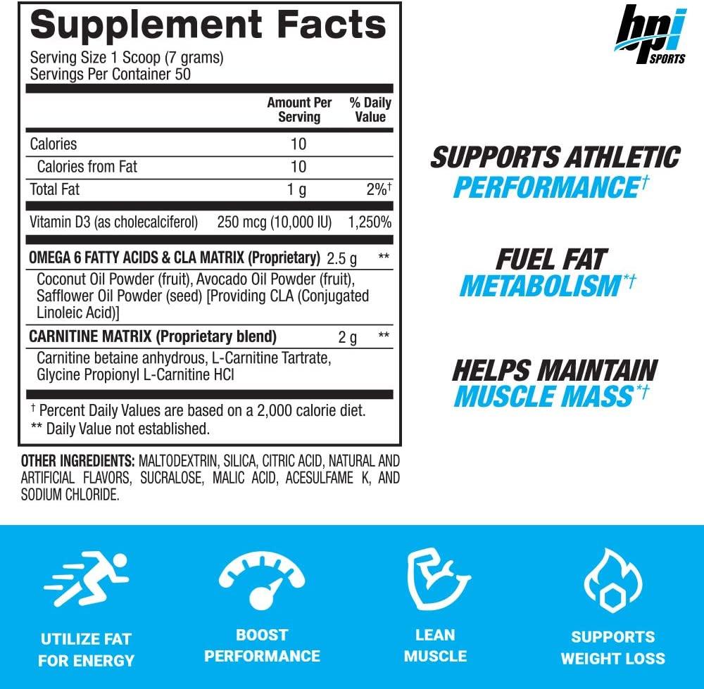 BPI Sports Health CLA + Carnitine Non-Stimulant Formula (Fruit Punch, 50 Servings) - Wellness Shoppee