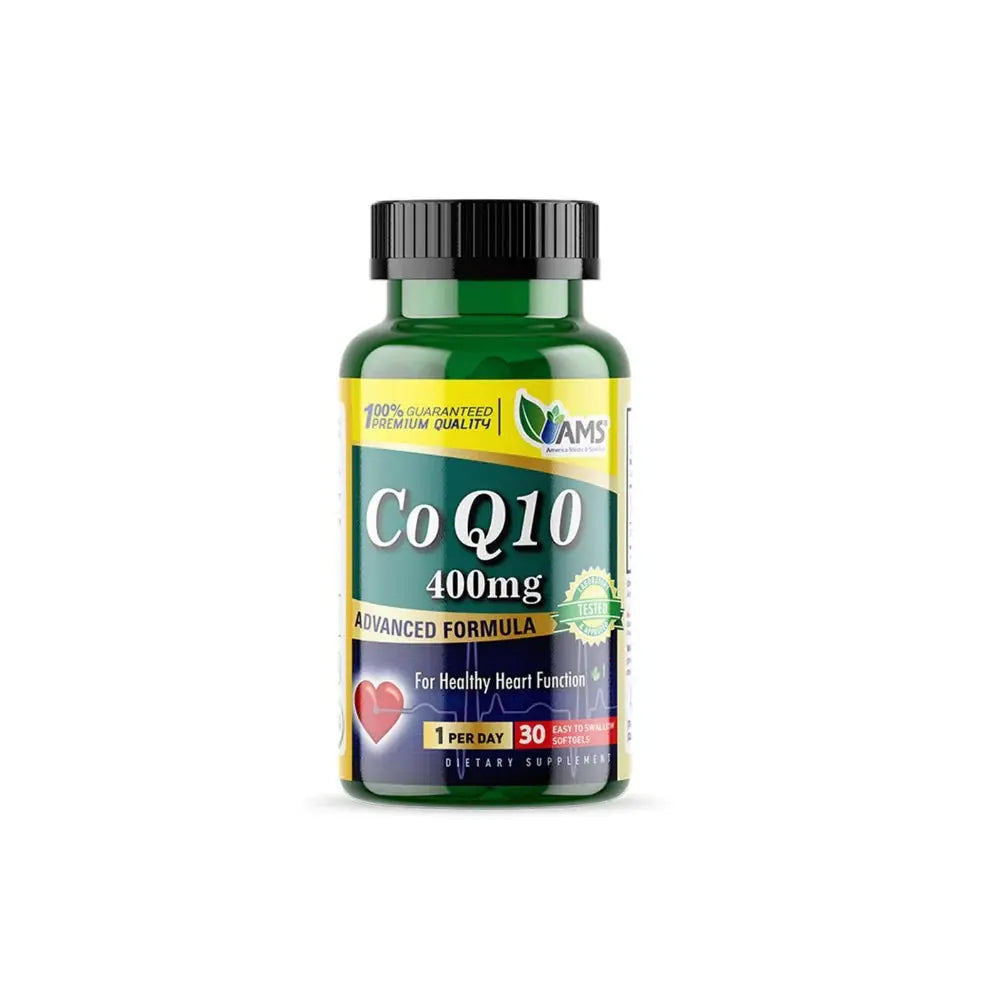 AMS COQ10 400mg Softgels 30s - Wellness Shoppee