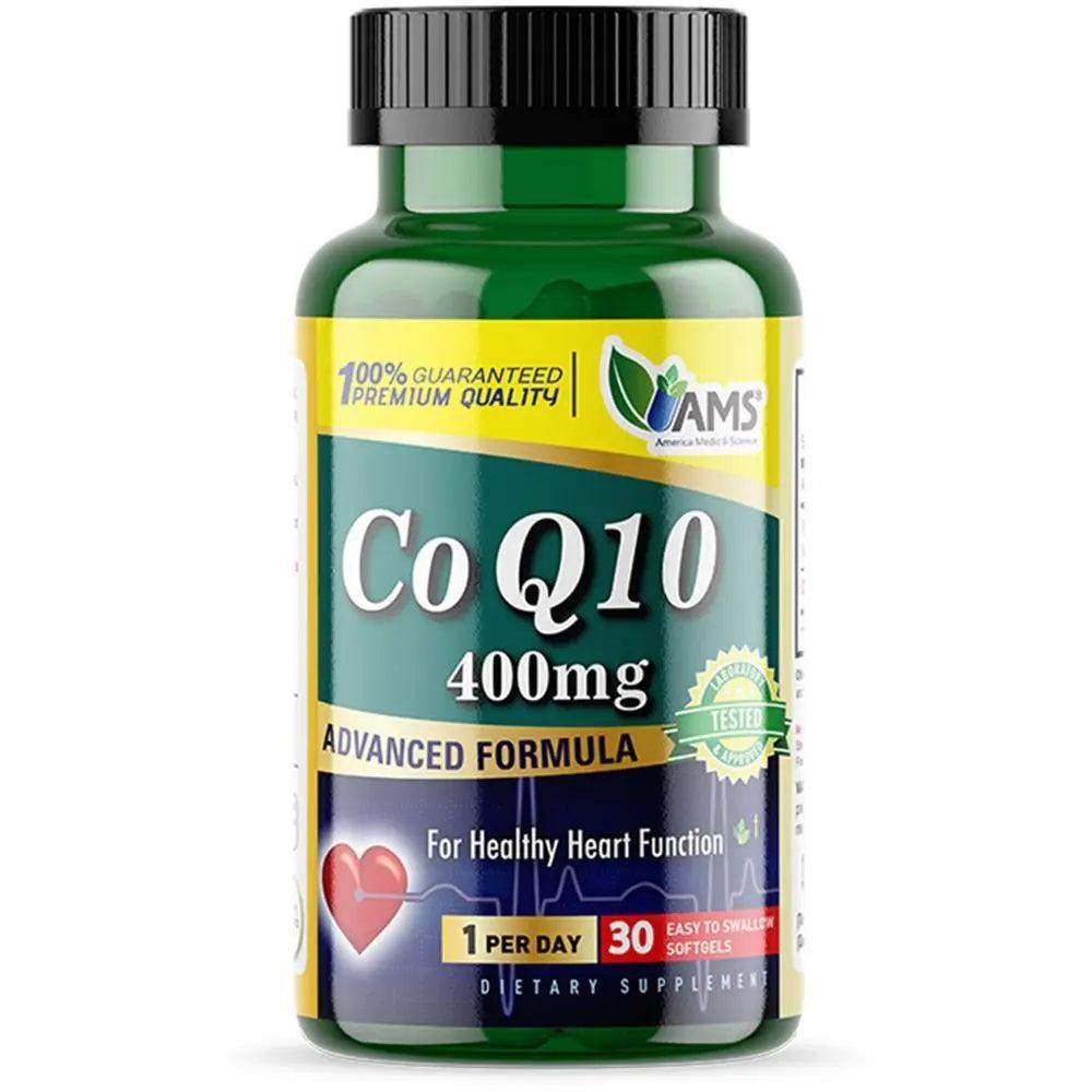AMS COQ10 400mg Softgels 30s - Wellness Shoppee