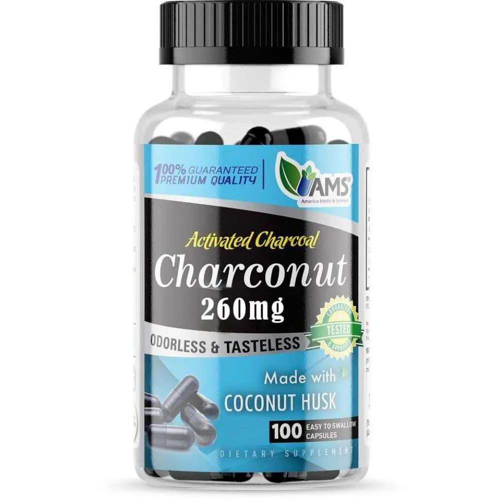 AMS Charconut 260mg 100s - Wellness Shoppee