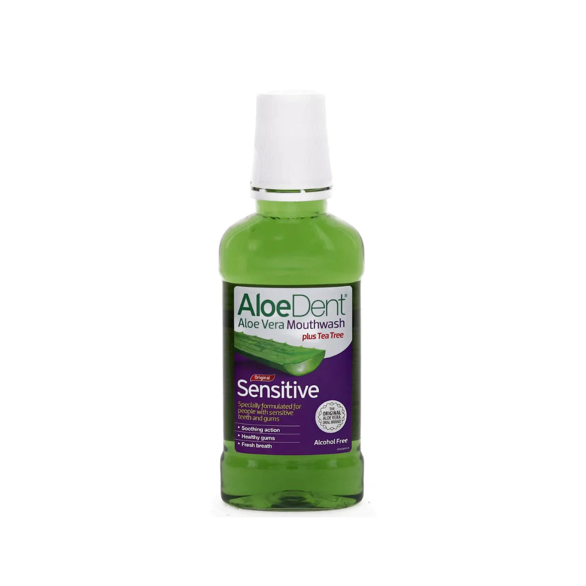 AloeDent Aloe Vera Mouthwash Sensitive 250ml - Wellness Shoppee