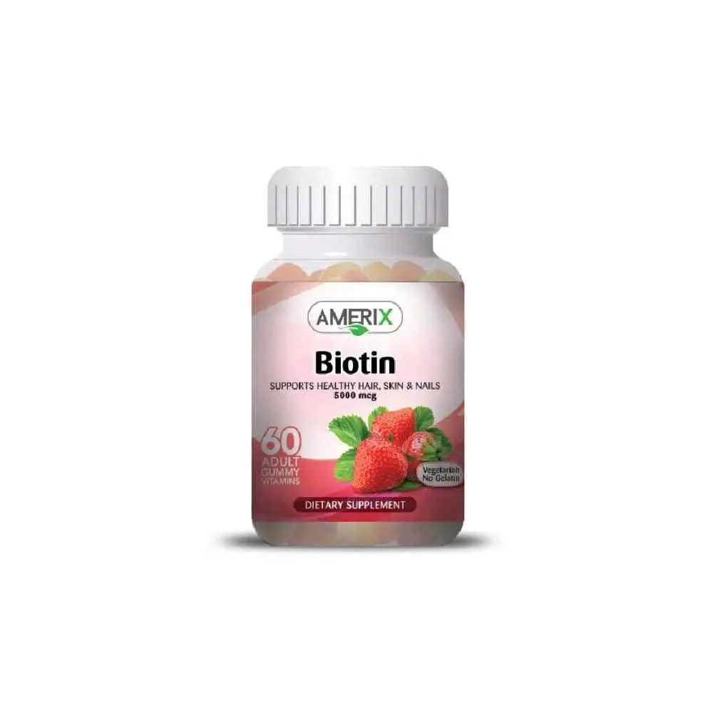 Amerix Biotin Adult 60s Gummies - Wellness Shoppee