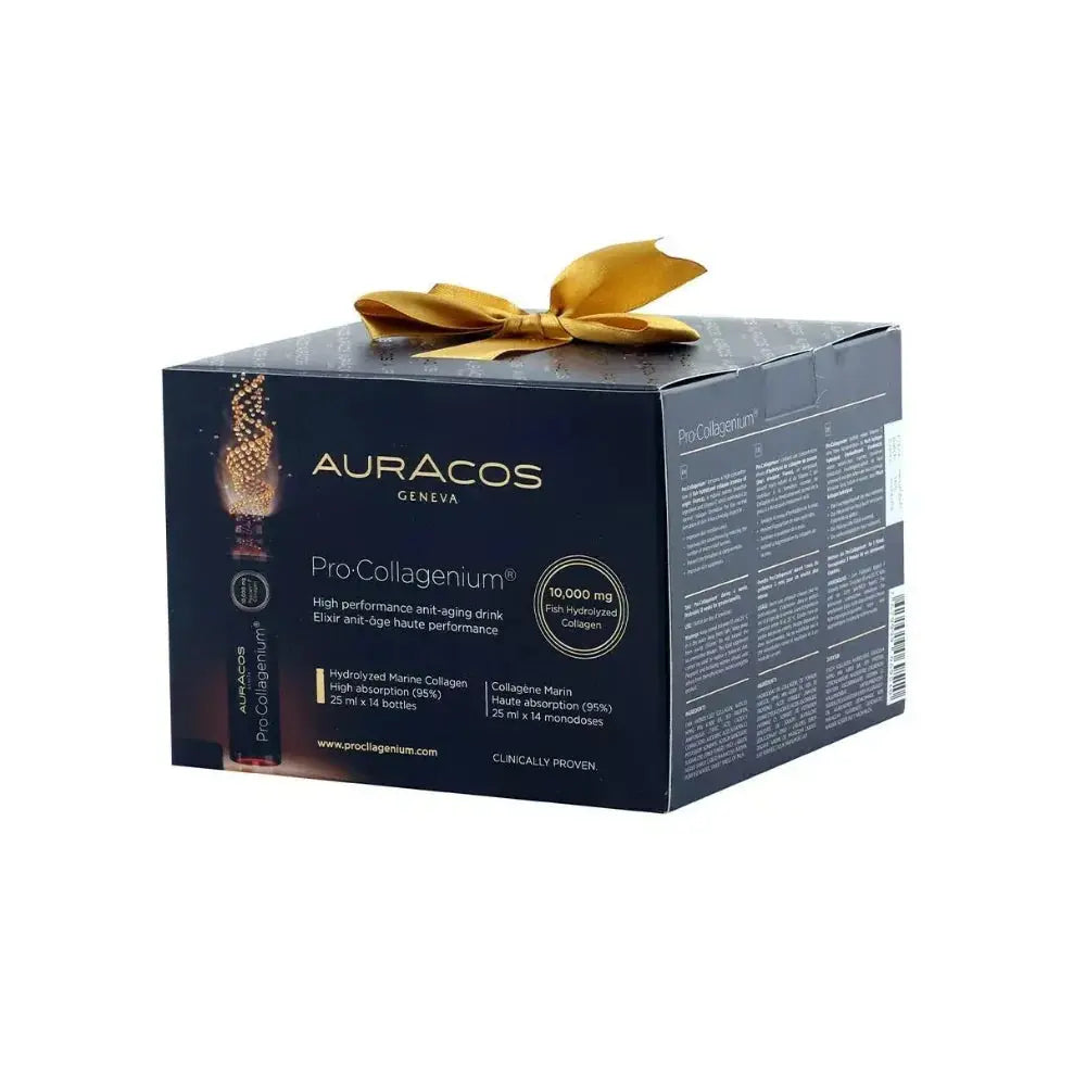 Auracos Pro-Collagen Anti-Aging Drinkable Shots 25ml x 14 Gift Box - Wellness Shoppee