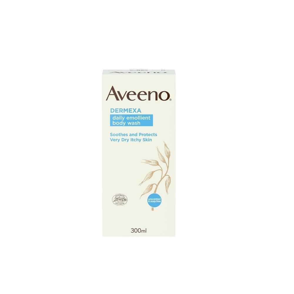 Aveeno Dermexa Daily Emollient Body Wash 300 ml - Wellness Shoppee
