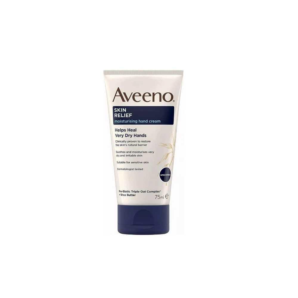 Aveeno Skin Relief Moisturising Hand Cream 75 ml - Wellness Shoppee