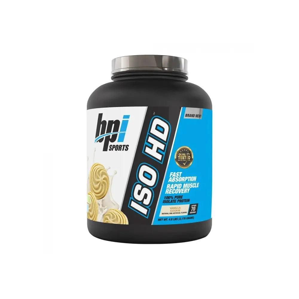 BPI Sports ISO HD Vanilla & Cookie 4.8Lbs - Wellness Shoppee