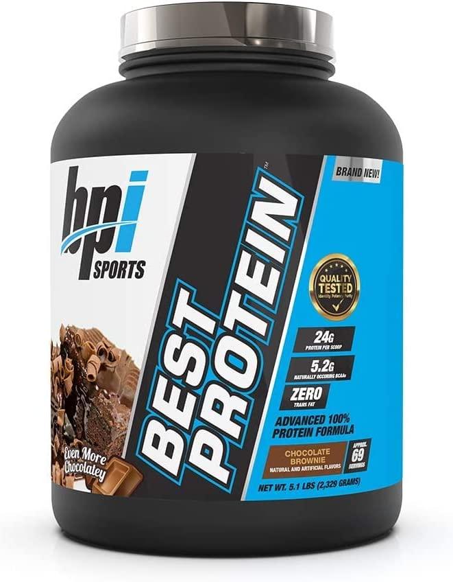 BPI Sports Best Protein, Chocolate Brownie, 5lb - Wellness Shoppee