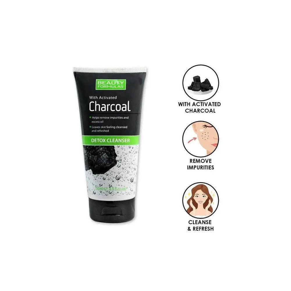 Beauty Formulas Charcoal Detox Cleanser 150ml - Wellness Shoppee