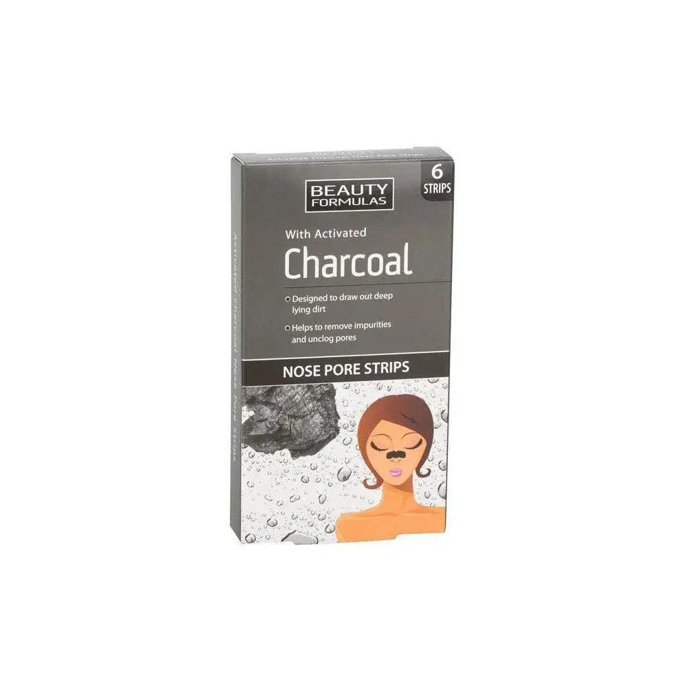 Beauty Formulas Charcoal Nose Pore Strips 6s - Wellness Shoppee